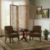 69" Natural Solid Wood Panel Screen Room Divider