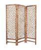 69" Natural Solid Wood Panel Screen Room Divider