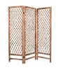 69" Natural Solid Wood Panel Screen Room Divider