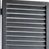 67" Black Solid Wood Panel Screen Room Divider