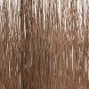 84" Brown Wood Folding Three Panel Screen Room Divider