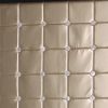 84" Gold Fabric Folding Two Panel Screen Room Divider