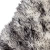 2' X 3' Gray Genuine Sheepskin Animal Print Shag Area Rug