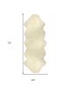 6' Natural Genuine Sheepskin Animal Print Shag Area Rug