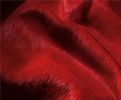 6' X 7' Red Cowhide Area Rug