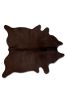 6' X 7' Chocolate Cowhide Area Rug
