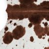 6' X 7' White Cowhide Cowhide Print Area Rug