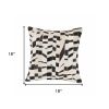 18" X 18" Zebra Cowhide Pillow