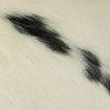 12" X 20" Black And White Cowhide Throw Pillow