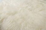 4' X 6' White Genuine Sheepskin Shag Area Rug