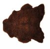 2' X 3' Chocolate Cowhide Hand Woven Area Rug