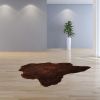 2' X 3' Chocolate Cowhide Hand Woven Area Rug