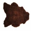 2' X 3' Chocolate Cowhide Hand Woven Area Rug
