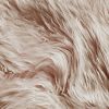 4' X 6' Pink Genuine Sheepskin Shag Area Rug