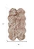 4' X 6' Pink Genuine Sheepskin Shag Area Rug