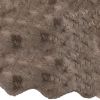 4' X 6' Taupe Genuine Sheepskin Animal Print Shag Area Rug