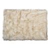 2' X 3' Brown And White Shag Area Rug