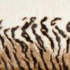 5' X 8' Brown And Black Animal Print Washable Area Rug