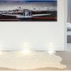 5' X 6' Off White Animal Print Shag Area Rug