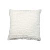Set of Two Ivory Faux Fur Throw Pillow