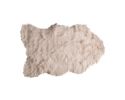 2' X 3' Taupe Faux Sheepskin Washable Area Rug