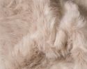 2' X 3' Taupe Faux Sheepskin Washable Area Rug