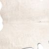 5' X 7' Off White Cowhide Cowhide Print Area Rug