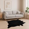 5' X 7' Black Cowhide Area Rug