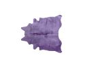 5' X 7' Purple Cowhide Hand Tufted Area Rug