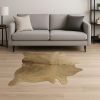 5' X 7' Taupe Cowhide Cowhide Print Area Rug