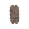 5' X 7' Brown And Black Cowhide Area Rug