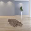 5' X 7' Brown And Black Cowhide Area Rug