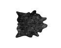 5' X 7' Black And Silver Cowhide Cowhide Print Area Rug
