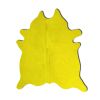 5' X 7' Yellow Cowhide Area Rug