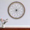 26" X 26" White Metal Circle