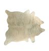 5' X 7' Ivory Cowhide Cowhide Print Area Rug