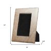 5" x 7" Natural Cowhide Hanging or Tabletop Picture Frame with Mat