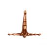7" X 7" Bronze Resin Diving Man Hanging Dimensional Sculpture