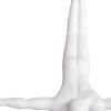 Set of Three White Resin Diving Man Hanging Dimensional Sculpture