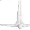 Set of Three White Resin Diving Man Hanging Dimensional Sculpture