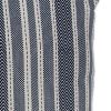 14" X 20" Gray Striped Cotton Throw Pillow