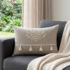 20" X 6" X 14" Transitional Beige Pillow Cover With Poly Insert