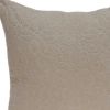 20" Tan Swirl Cotton Throw Pillow