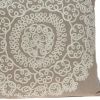 20" X 7" X 20" Traditional Tan Pillow Cover With Poly Insert