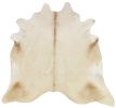 6' X 7' Champagne Cowhide Handmade Area Rug