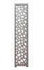 50" Gray Solid Wood Folding Three Panel Screen Room Divider