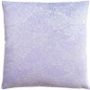 18" X 18" Purple Velvet Polyester Feather Zippered Pillow