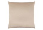 18" X 18" Gold Polyester Zippered Pillow