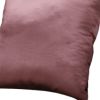 18" X 18" Pink Polyester Zippered Pillow