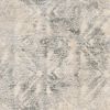 7' X 9' Gray And Ivory Diamond Area Rug